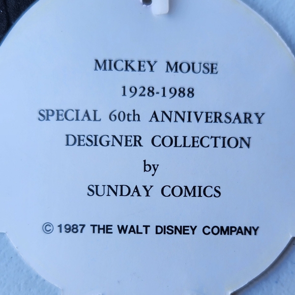 Vintage 1987 Sunday comics 6oth anniversary mini mouse shirt SZ L New Old stock - Picture 5 of 11